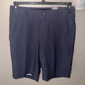 Men’s Pebble Beach Performance Dry Luxe Flat Front Golf Shorts Size 30 NWT Navy